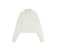 HUGO Kurzer Rollkragenpullover mit Happy HUGO Logo-Stickerei - Style Sesty_B, 50522508 Weiß XL