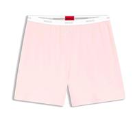 Hugo Schlafshorts HUGO UNDERWEAR Damen Jersey 95% Baumwolle 5% Elasthan XL Rosa mit Logo-Elastikbund
