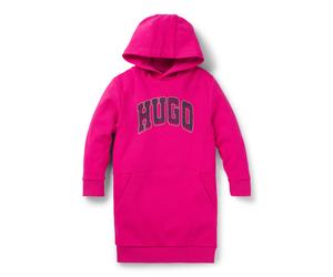 HUGO Lang geschnittener Kids-Hoodie mit Logo im College-Stil - Style G00233/48306A, G00233 Pink 162
