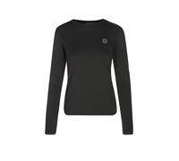 HUGO Top aus Baumwoll-Jersey mit Happy HUGO Logo-Aufnäher - Style Daliria_B, 50520316 Schwarz XS