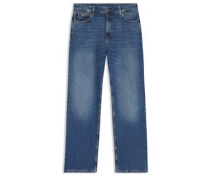 HUGO Lange Straight-Fit Jeans aus blauem Stretch-Denim - Style Elyah_B, 50520615 Blau 26/34