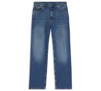 HUGO Lange Straight-Fit Jeans aus blauem Stretch-Denim - Style Elyah_B, 50520615 Blau 30/34