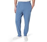 Sweatpants HUGO UNDERWEAR "Laze Pants CW", Damen, Gr. XXL (56), N-Gr, open blau 496, Jersey, Obermaterial: 95% Baumwolle, 5% Elasthan, Basic, regular fit lang, Hosen, mit angesetztem Bund (94795559-XX