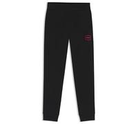 Sweatpants HUGO UNDERWEAR "Laze Pants CW", Damen, Gr. L, N-Gr, blau, Jersey, Obermaterial: 95% Baumwolle, 5% Elasthan, unifarben, Basic, regular fit lang, Hosen Sweatpants, mit angesetztem Bund (57371