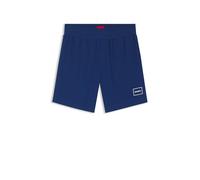 HUGO Shorts aus Stretch-Baumwolle mit eingerahmtem Logo-Print - Style Laze Shorts CW, 50525247 Blau XXL