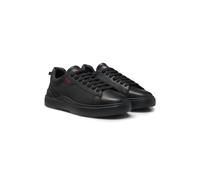 HUGO Ledersneakers mit rotem Logo - Style Blake_Tenn_lt_N, 50499261 Schwarz 42