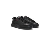 HUGO Ledersneakers mit rotem Logo - Style Blake_Tenn_lt_N, 50499261 Schwarz 47
