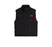 HUGO Leichte Steppweste mit rotem Logo-Detail - Style Baltino2642, 50567098 Schwarz M