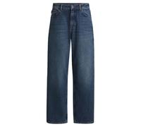 HUGO Relaxed-Fit Jeans aus blauem Baumwoll-Denim - Style Leni_B, 50533913 Blau 31/30