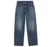 5-Pocket-Jeans HUGO "Leni", Damen, Gr. 30, Länge 32, medium blau 426, Denim/Jeans, Obermaterial: 100% Baumwolle, loose fit lang, Jeans 5-Pocket-Jeans, im Loose Fit mit niedriger Bundhöhe (23268748-30)