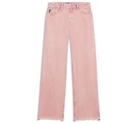 HUGO Loose-Fit Jeans aus rosafarbenem Denim mit ausgefransten Säumen - Style Gamala_2_B, 50554725 Hellrosa 29/32
