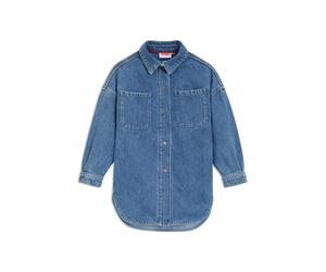 HUGO Loose-Fit Kids-Jeanshemd - Style G00394/Z1004A, G00394 Blau 138