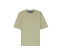 HUGO Loose-Fit T-Shirt aus Baumwolle mit Logo-Artwork hinten - Style Nalono, 50509776 Hellgrün XL