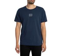 HUGO Lounge Laze Box Logo T-Shirt, Blau M