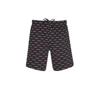 HUGO Pyjama-Shorts aus Baumwoll-Jersey mit Logo-Print - Style SPLIT LOGO_SHORTS, 50544201 Schwarz XL