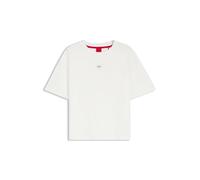 HUGO Loungewear-T-Shirt aus Stretch-Gewebe mit Logo-Label - Style SIGNATURE_TSHIRT, 50556807 Weiß L