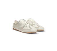 HUGO Lowtop Sneakers aus Leder und Veloursleder - Style Mystie_Lowp_nysdalt, 50557871 Weiß 41