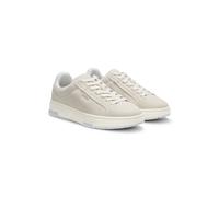 HUGO Lowtop Sneakers aus Veloursleder-Imitat - Style Yarrow_tenn_mfnu, 50557999 Hellbeige 41