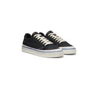 HUGO Lowtop Sneakers mit blauer Sohlen-Linie - Style Blue-x_tenn_nymf, 50558176 Schwarz 44