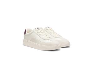 HUGO Lowtop Sneakers mit Veloursleder-Details - Style Lyzz_Tenn_bpsd, 50552700 Natur 42