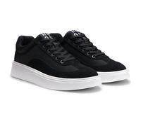 HUGO Sneakers aus Satin und Veloursleder - Style Lyzz_Tenn_stsd, 50552736 Schwarz 36