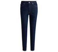 Skinny-fit-Jeans HUGO BLUE "Malu", Damen, Gr. 33, Länge 32, blau (navy410), Jeans, Obermaterial: 98% Baumwolle, 2% Elasthan, unifarben, Basic, schmal, Jeans, Skinny Fit mit mittlerer Leibhöhe (3400746