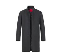 HUGO Regular-Fit Twill-Mantel aus Woll-Mix - Style Mintrax2541, 50546553 Dunkelgrau 50
