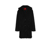 HUGO Teddyfell-Mantel Damen schwarz, 38