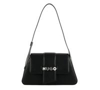 HUGO Schultertasche aus Kunstleder mit Logo-Detail aus Metall - Style Mel 2.0 Sh. Bag Flap, 50541806 Schwarz ONESI