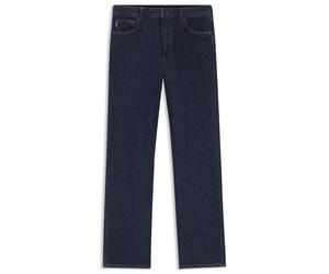 HUGO Melierte Jeans aus bequemem blauem Stretch-Denim - Style Elyah_B, 50520594 Dunkelblau 24/30