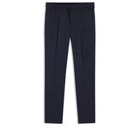 HUGO Melierte Slim-Fit Hose aus Stretch-Flanell - Style Getlin251F3, 50547312 Dunkelblau 52