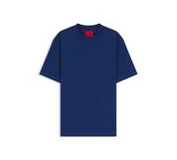 HUGO Relaxed-Fit T-Shirt aus Baumwoll-Jersey mit Logo-Print - Style Dapolino, 50488330 Blau S