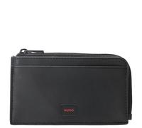 HUGO Kartenetui aus Kunstleder mit Münzfach und Reißverschluss - Style ETHON_Zip Card Case, 50563791 Schwarz ONESI