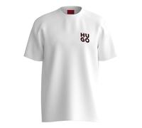 HUGO Men's Dimento Doublepack T-Shirt, White100, XXL