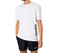 HUGO Men's RN Relaxed Beach_T_Shirt, Open White110, L