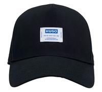 HUGO Cap aus Baumwoll-Twill mit Logo-Label - Style Merk-PL-TS, 50544433 Schwarz ONESI