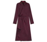 HUGO Midikleid aus Satin mit Drapierung - Style Kreli-1, 50553536 Bordeaux 34