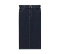 HUGO Midirock aus Denim mit Schließe am Gürtel - Style Gatje_2, 50541495 Dunkelblau M