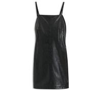 HUGO Minikleid aus Kunstleder mit Trägern und geprägtem Muster - Style Kilametta-1, 50546767 Schwarz 40