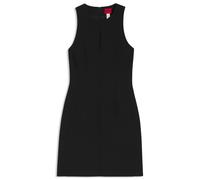 HUGO Minikleid aus Stretch-Twill mit Schlüsselloch-Ausschnitt - Style Kalopia, 50559016 Schwarz 40