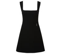 HUGO Minikleid mit metallenem Logo-Detail - Style Kasanka, 50510446 Schwarz 36