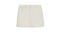 HUGO Minirock aus Baumwoll-Twill mit Happy HUGO-Logo - Style Raneri-1_B, 50566595 Natur 42