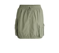 HUGO Minirock aus Baumwolle mit Paper-Touch-Finish und Cargo-Taschen - Style Refino-1-D_B, 50538401 Hellgrün 32