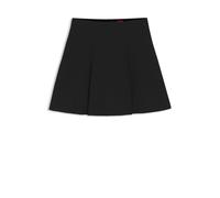 HUGO Minirock mit Falten und ausgestelltem Schnitt - Style Rilandi, 50561489 Schwarz 36