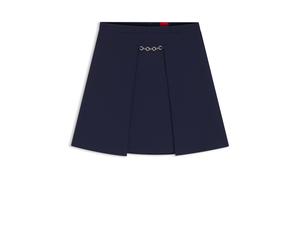 HUGO Minirock mit Kettendetail - Style Romilda, 50564125 Blau 40