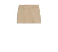 HUGO Minirock mit Nadelstreifen und doppeltem Bund - Style Remima-1_B, 50552371 Beige 32