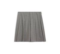 HUGO Minirock aus meliertem Stretch-Flanell mit Falten - Style Radina, 50547638 Hellgrau 40