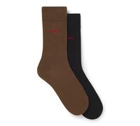 HUGO Mittelhohe Socken im Zweierpack - Style 2P RS UNI CC, 50468099 Braun / Schwarz 35-38