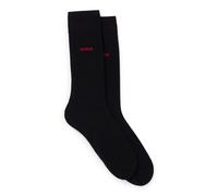 HUGO Mittelhohe Socken mit Logos im Zweierpack - Style 2P RS UNI CC, 50468099 Schwarz 43-46