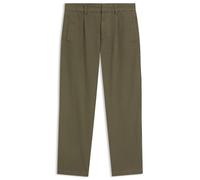 HUGO Modern-Fit Hose aus Baumwoll-Mix mit Twill-Struktur - Style Trevor261XW-H, 50553670 Khaki 46